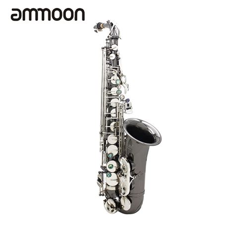 Professional Bend Eb E Flat Alto Saxophone Sax High Quality Brass Black