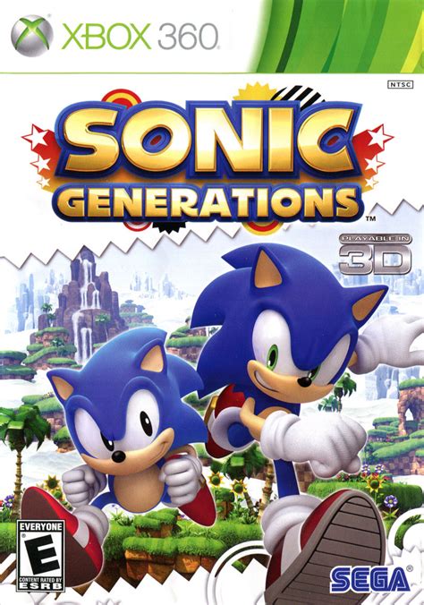 Sonic Generations 2011 Xbox 360 Box Cover Art Mobygames