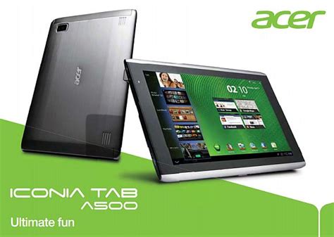 Acer Iconia Tab A500 In Malaysia Price Specs And Review Technave