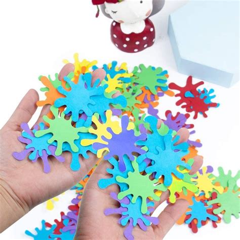 Framendino 200 Pieces Paint Splatter Confetti Party Decorations