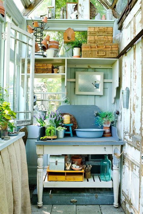 She Shed Chic Potting Shed And Backyard Inspiration Hello Lovely