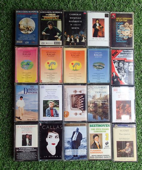 2 lots of classical music cassettes 20 21 cassettes each lot hobbies and toys music and media