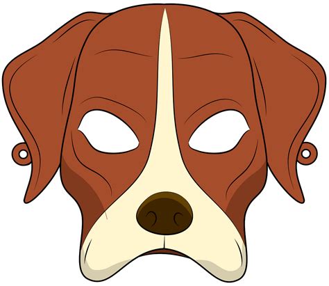 Dog Mask To Print Clip Art Library