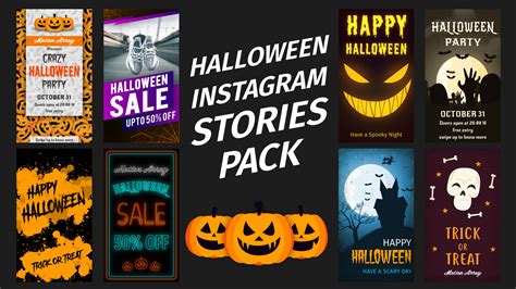 Halloween Instagram Stories After Effects Templates Motion Array