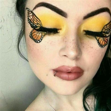 Pin By Elba Laura On Maquillaje Butterfly Makeup Crazy Makeup