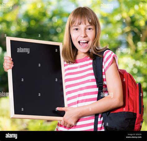 Girl Back To School Stock Photo Alamy