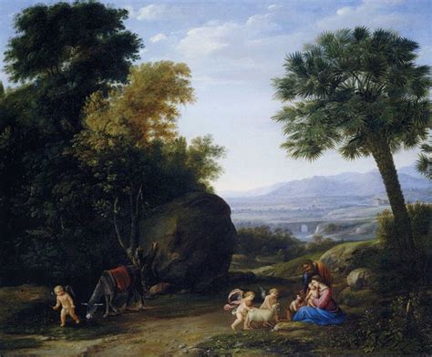 The Athenaeum The Rest On The Flight Into Egypt Claude Lorrain