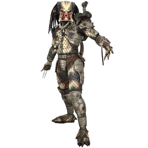 NECA Predators Action Figure UnMasked Opened Mouth