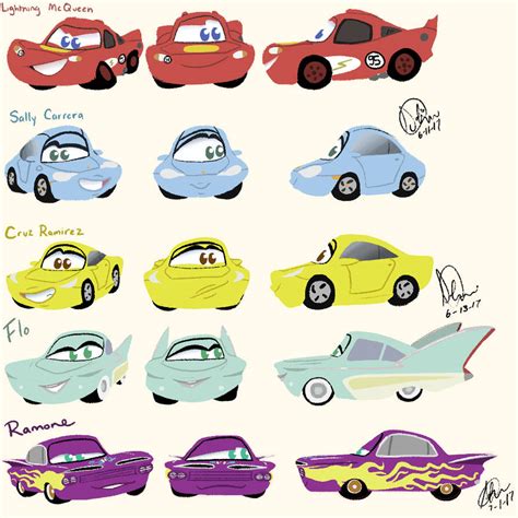 Pixar Cars Stylized By Texacity On Deviantart