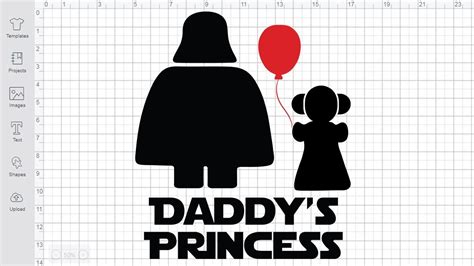 Daddys Princess Svg Cut File For Cricut Silhouette Star Wars Svg Youtube