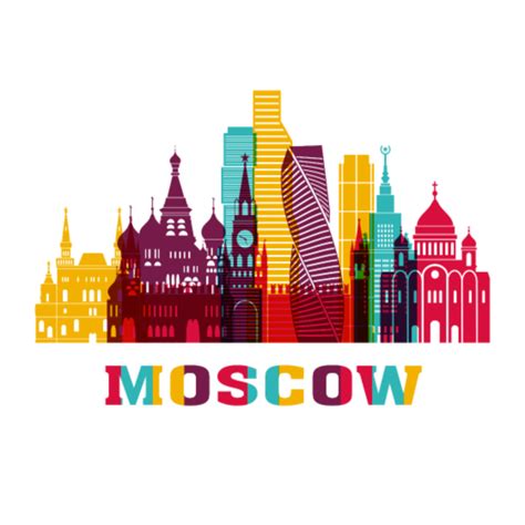 Moscow City Skyline Russia Landmark
