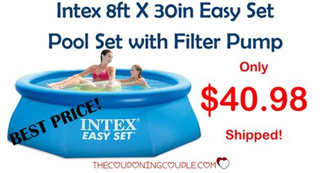 Intex 8ft X 30in Easy Set Pool Set With Filter Pump Only 4098