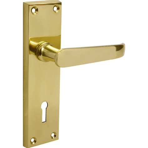 Rated 5 out of 5 by mikel from victorian handles brass good value, economically priced. Victorian Straight Brass Handle Lock