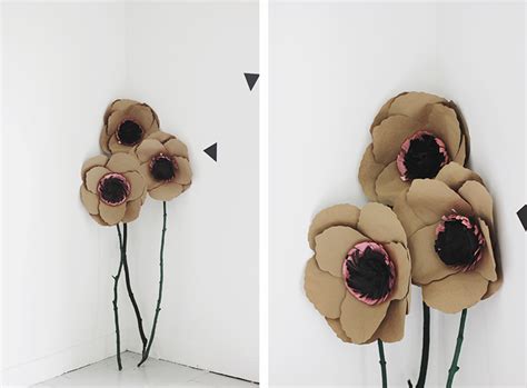 Diy Giant Kraft Paper Flowers The Merrythought
