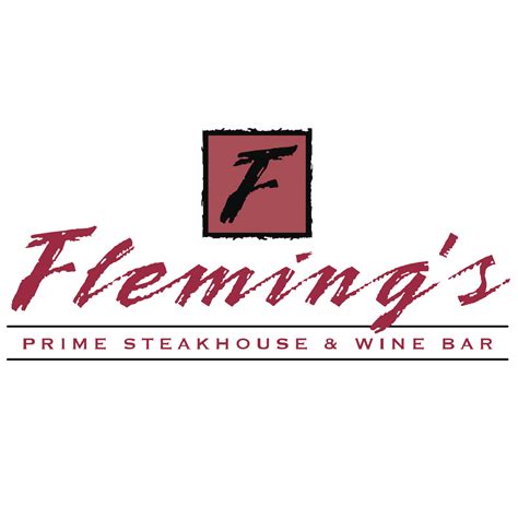 Flemings Prime Steakhouse Wine Bar Vector Logo The Summit