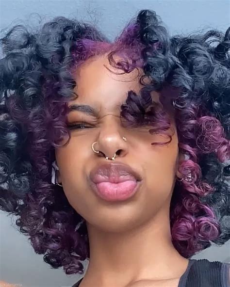 Dyed Curly Hair Dyed Natural Hair Natural Hair Styles Easy Dye My Hair Black Girl Hair