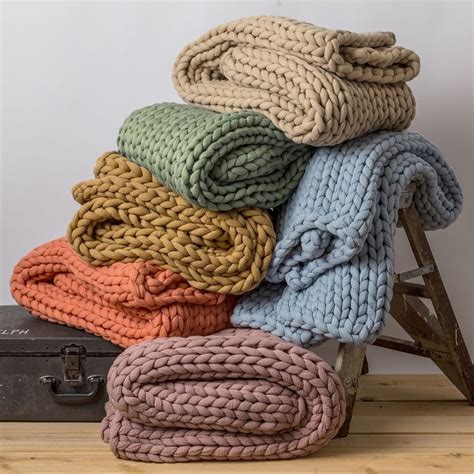 Chunky Knit Throw - Blanket Warehouse