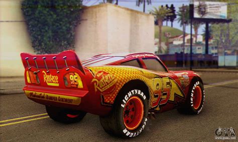 So, we've prepared the list to ease the job! Lightning McQueen for GTA San Andreas