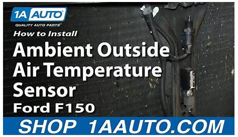 How To Install Replace Ambient Outside Air Temperature Sensor 2004-08