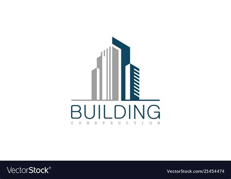 Building Construction Logo Vector Image On Vectorstock Construction