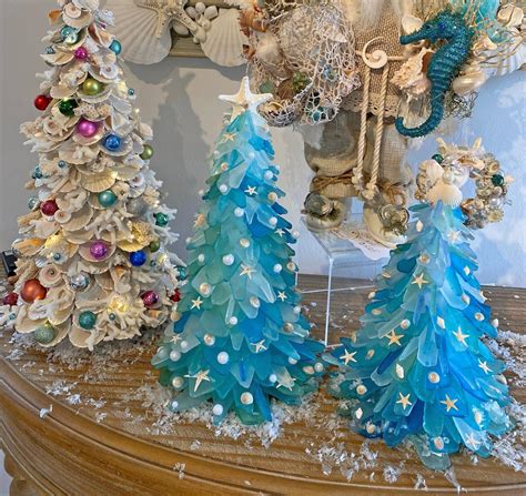 Blue Sea Glass Christmas Tree Christmas Recipes 2021