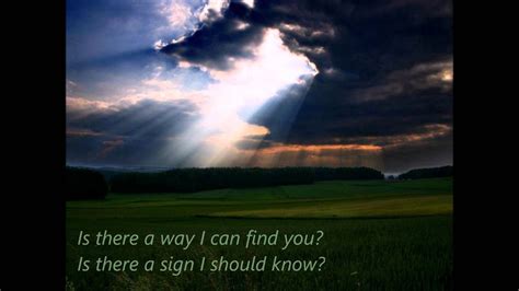 If i were you may refer to: If i could be where you are - Enya Lyrics - YouTube