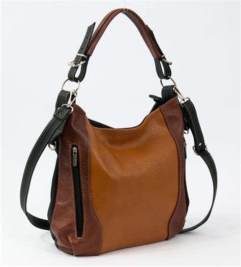 Brown Leather Hobo Bag Shoulder Bag Crossbody Purse For Etsy