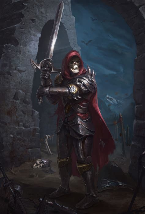 Artstation Knight Skeleton