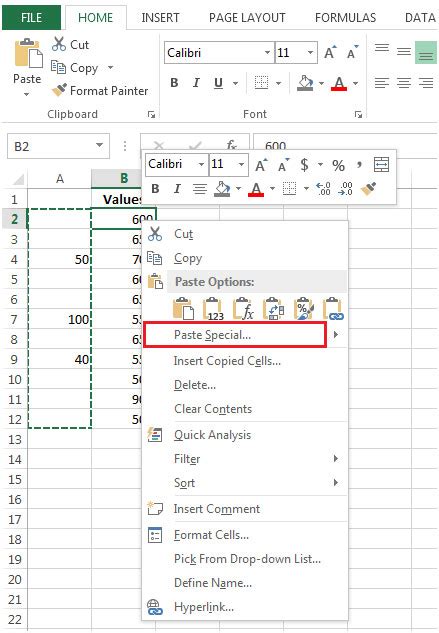 How To Use Paste Special Skip Blanks In Microsoft Excel