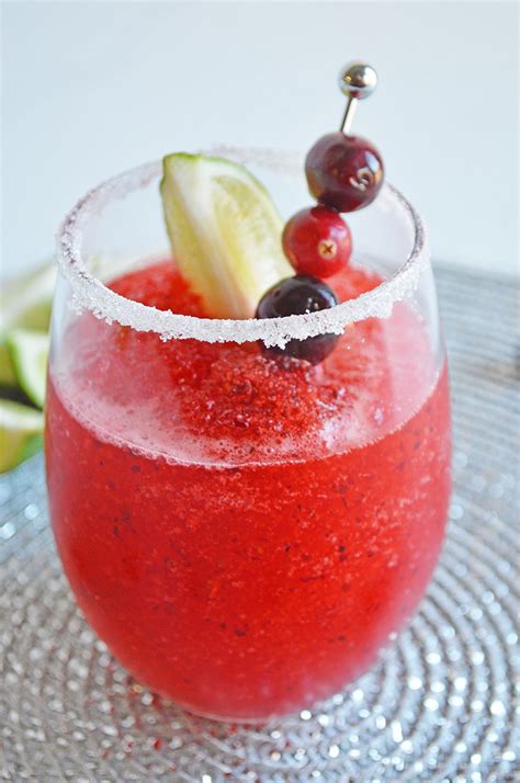 Frozen Cranberry Margarita Recipe Give Me A Fork