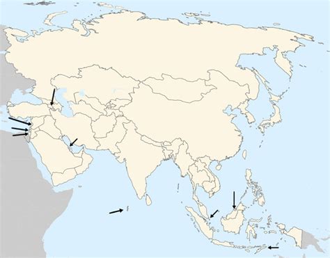 Find The Countries Of Asia Quiz