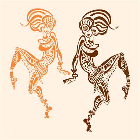 African Dance Drawing Illustrations Royalty Free Vector Graphics And Clip Art Istock