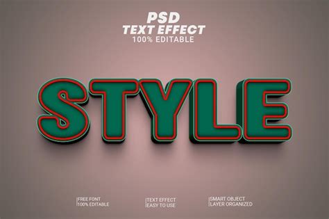 Premium Psd Psd Style 3d Text Style Effect