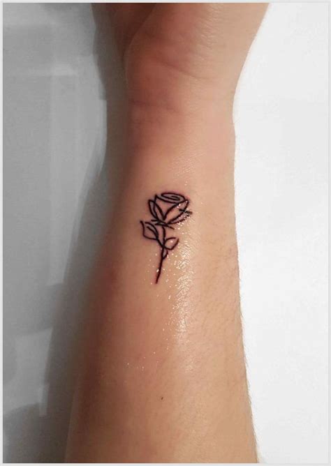 40 Awesome Tiny Rose Tattoos For Women Part 2 Tatoeage Roos Blauw