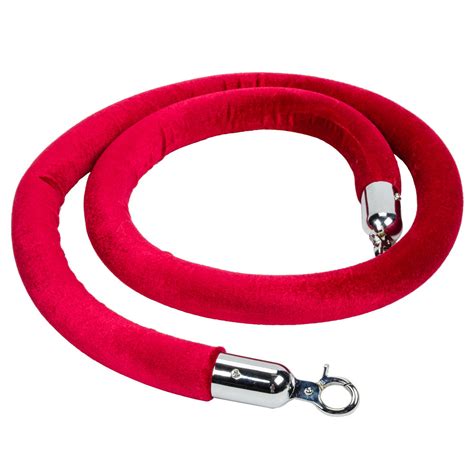Red Velvet Or Velour Rope For Stanchions Magic Special Events Event