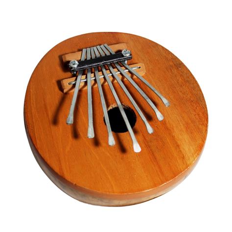 Kalimba Instrumento Musical Africano Africa 7 Teclas Haste R 6800