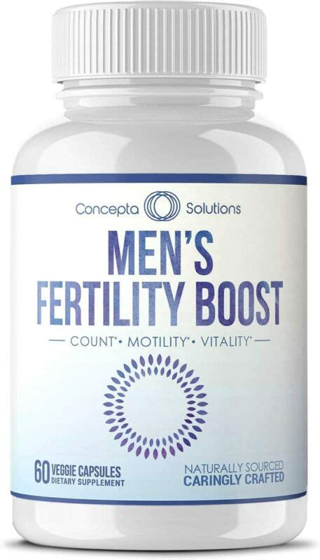 Mens Fertility Boost Motility Increase Supports Optimized Sperm Count 621983981423 Ebay