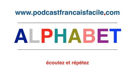 Alphabet Francais Prononciation Prononciation Francaise Alphabet