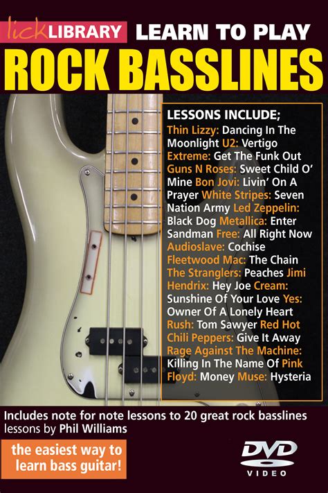 Learn To Play Rock Basslines Store Licklibrary