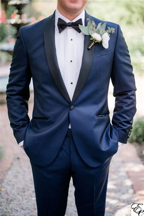 17 Navy Suits For Grooms That Are In Trend Chicwedd