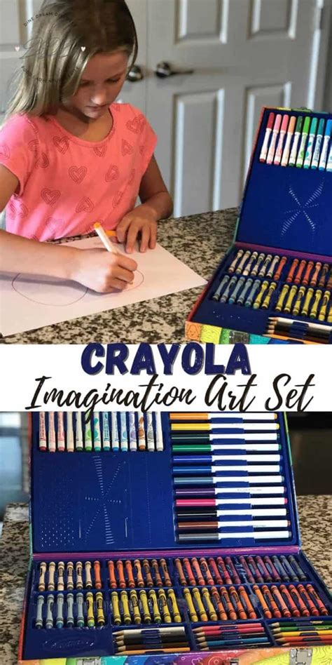 Crayola 115 Piece Imagination Art Set Dine Dream Discover