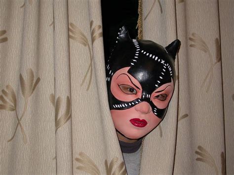 latex rubber mask fetish costume catsuit hood club cat ebay