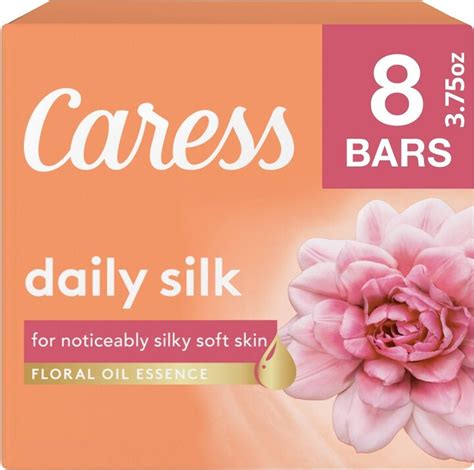 Caress Daily Silk White Peach And Orange Blossom Scent Bar Soap 8pk 3
