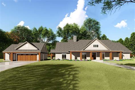 Plan 70637mk Exquisite Country Ranch Home With Detached Garage And