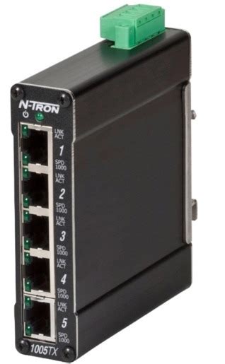 Red Lion N Tron Gigabit Industrial Ethernet Switch 1005tx