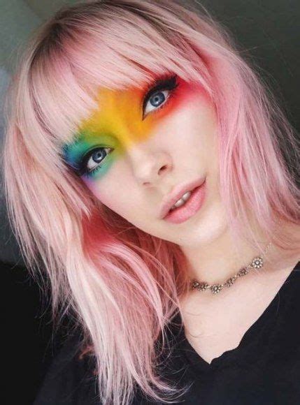 Hair Rainbow Color Eyes 67 Ideas Hair Color Unique Pride Makeup