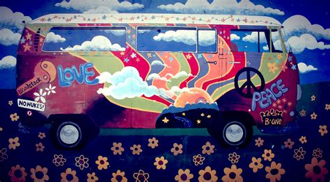 Free Images Van Love Carefree Vehicle Peace Freedom Lifestyle Graffiti Vw Camper Art