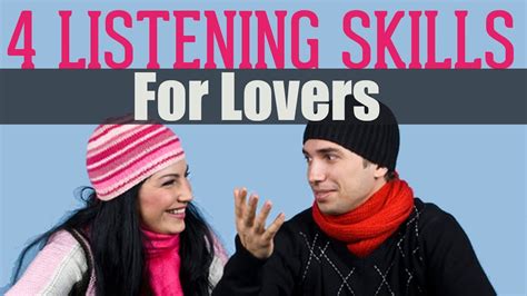 Relationship Advice 4 Listening Skills For Relationships Youtube