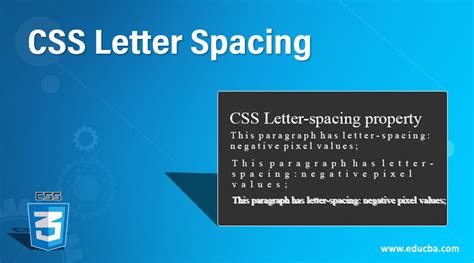 Css Letter Spacing Complete Guide To How Does It Works With Examples