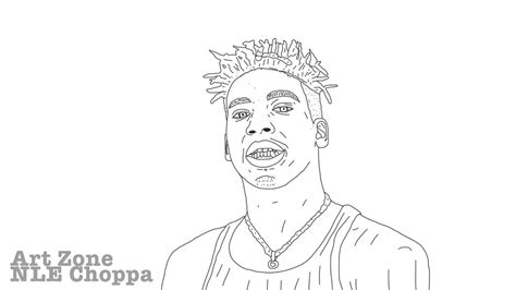 Nle Choppa In 2021 Drawings Draw Rapper